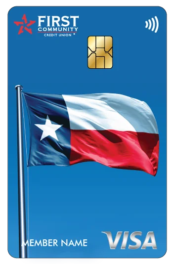 Texas Flag FCCU Credit Card