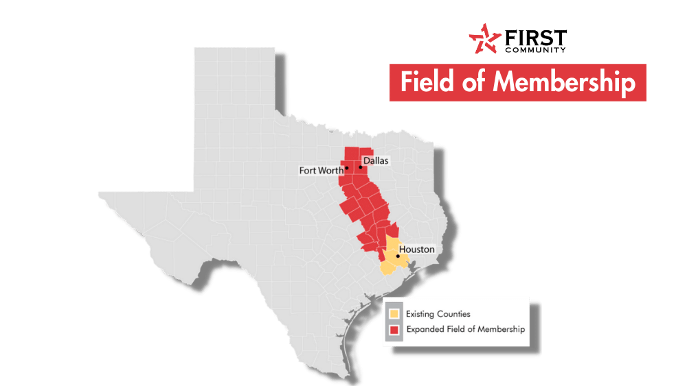 Field of Membership - Houston to Dallas