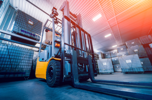 warehouse forklift