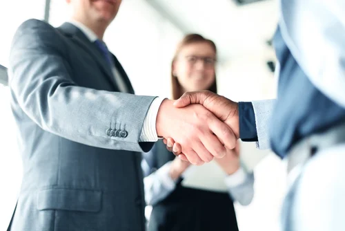 people handshake